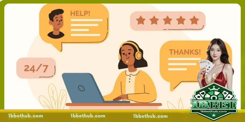 Notes when contacting 1BBET customer service